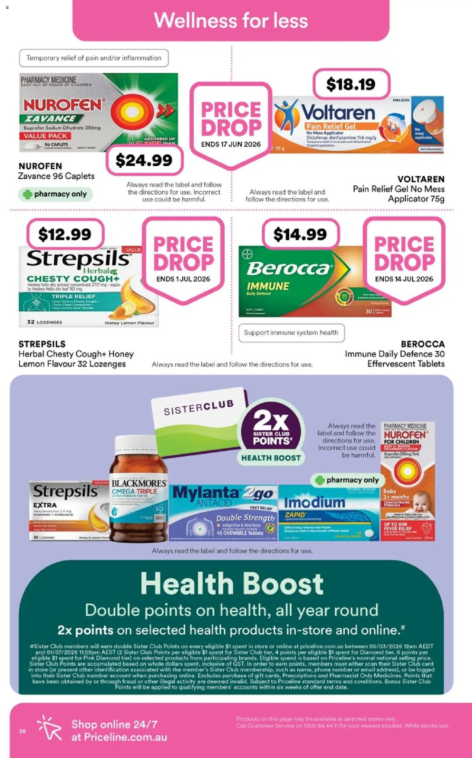Priceline Pharmacy catalogue - valid from 23.04.2026 | Page: 26 | Products: Diamond, Lemon, Phone, Herbal