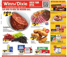 Preview of Winn Dixie weekly ads valid from 25.03.2026