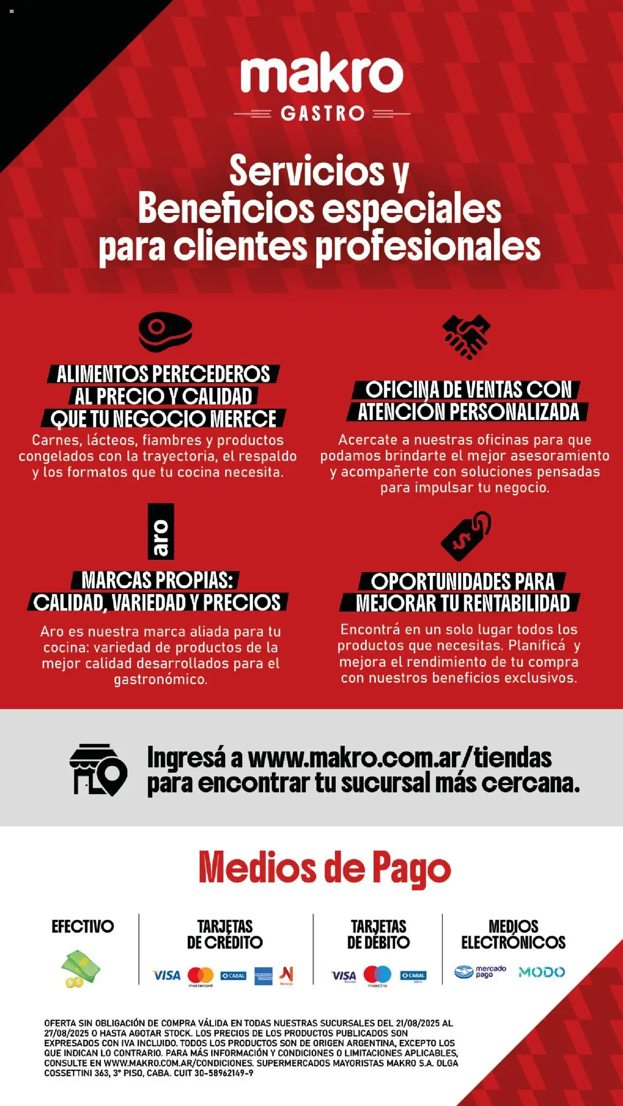 Makro ofertas Gastronómicas │ válido desde el 21.08.2025 | Página: 5 | Productos: Cocina