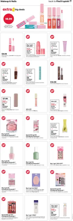 Preview of CVS Pharmacy weekly ads valid from 29.03.2026 | Page: 10 | Products: Nail, Lip gloss, Blender, Sponge