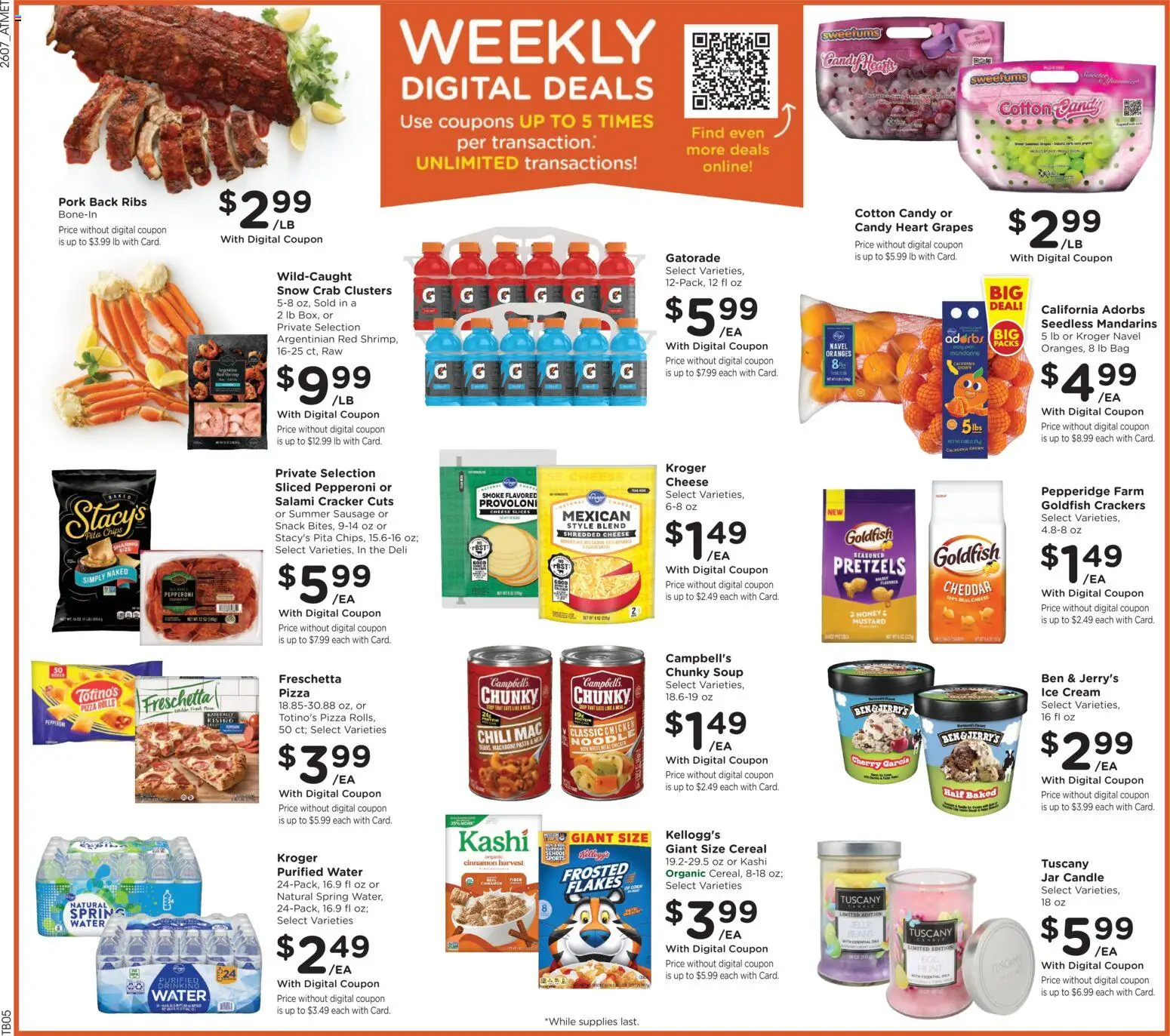 Kroger Weekly Ad - valid from 18.03.2026 | Page: 2 | Products: Corn, Cheese, Salami, Pasta
