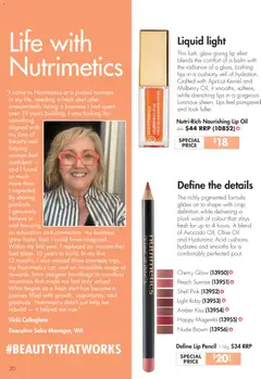 Preview of Nutrimetics Catalogue Every day confidence - valid from 26.03.2026 | Page: 20 | Products: Light, Avocado, Peach, Pencil