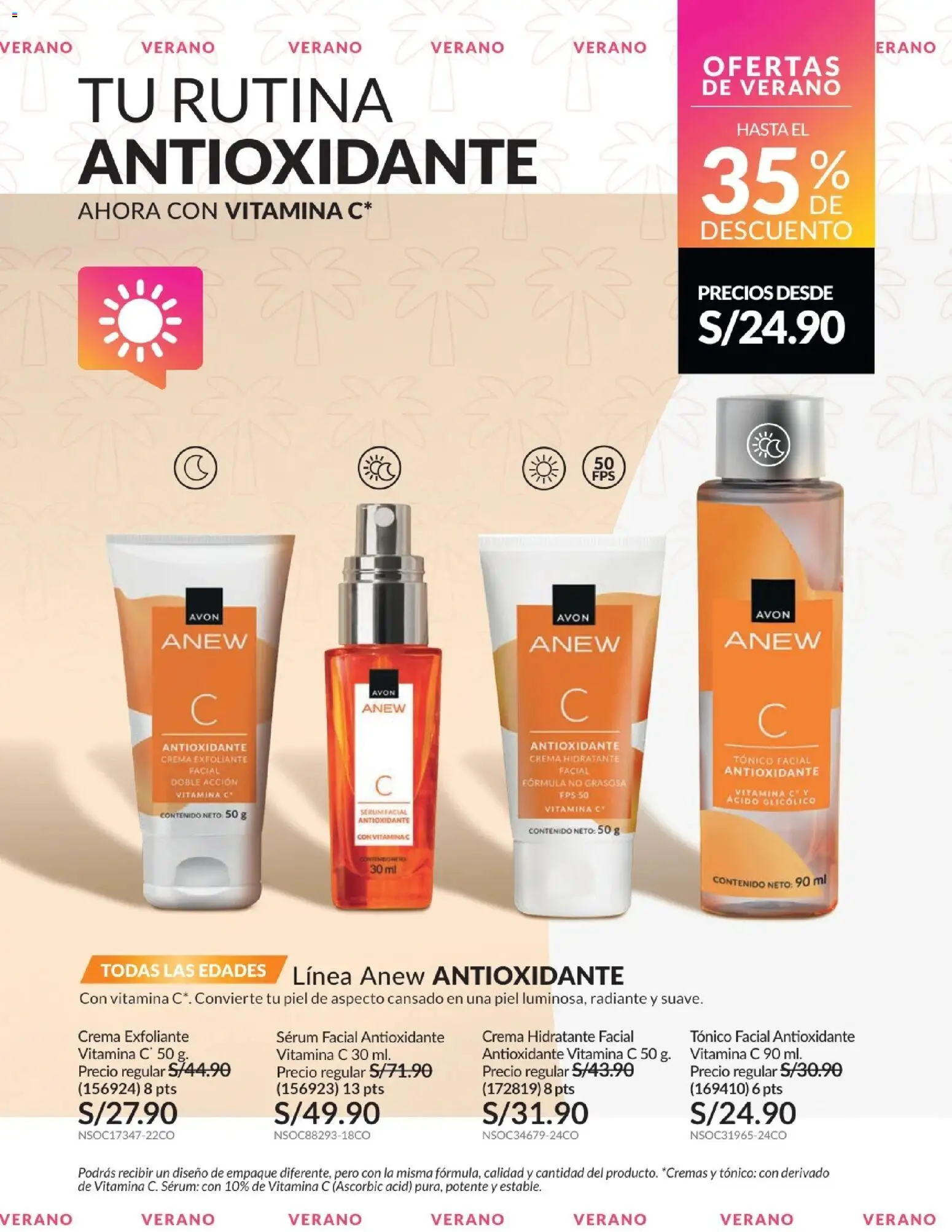 Catálogo Avon válido desde 01.01.2026 | Página: 107 | Productos: Exfoliante, Crema, Empaque