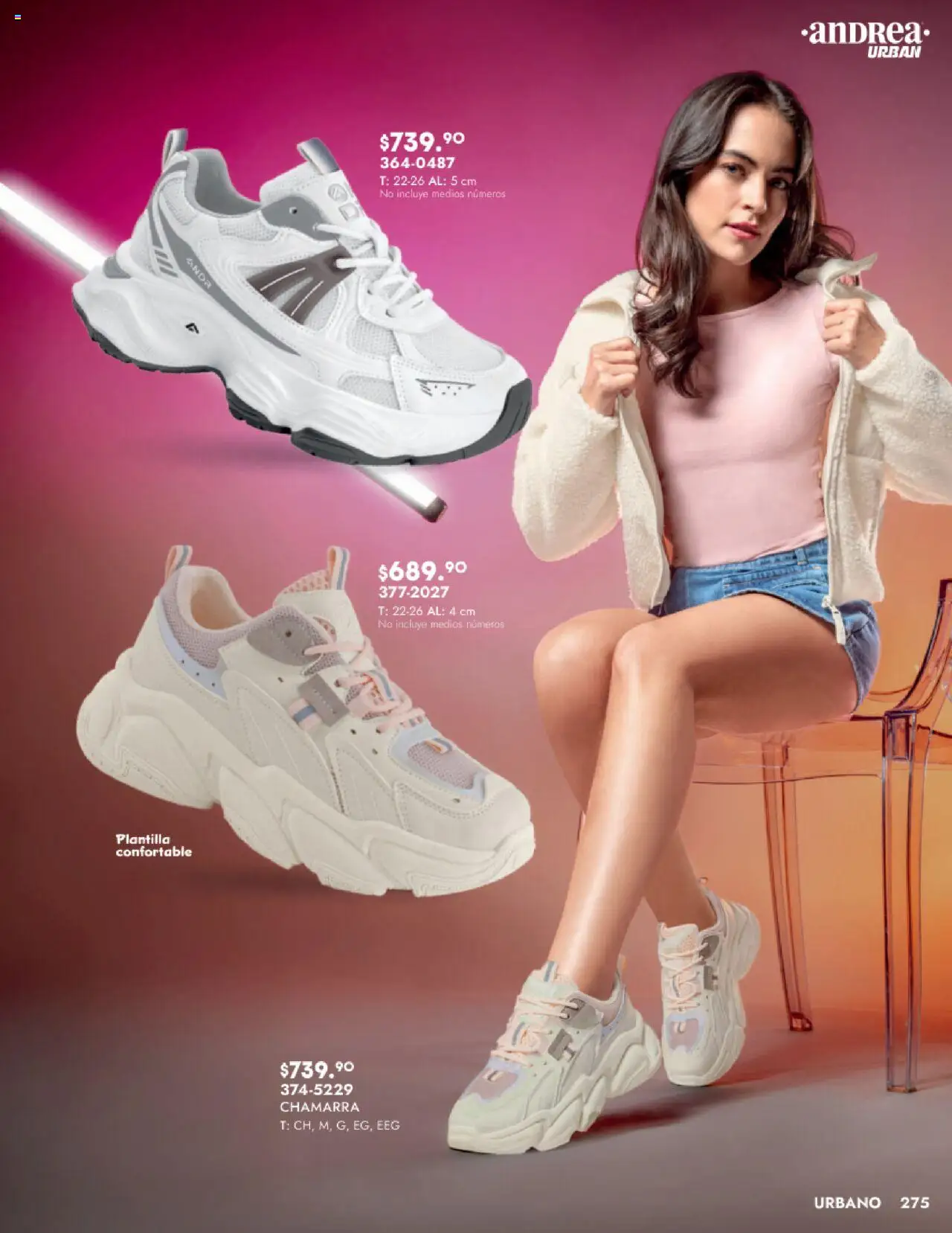 Nuevas ofertas de Andrea válidas en toda la República Mexicana desde el 24.08.2025. ¡Encuentra las mejores ofertas en Andrea - Catálogo Calzado Dama! | Página: 267 | Productos: Chamarra