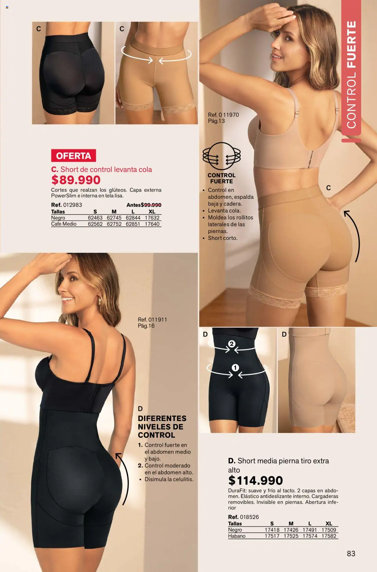 Leonisa revista - valida desde el 12.09.2025 | Página: 83 | Productos: Short, Café