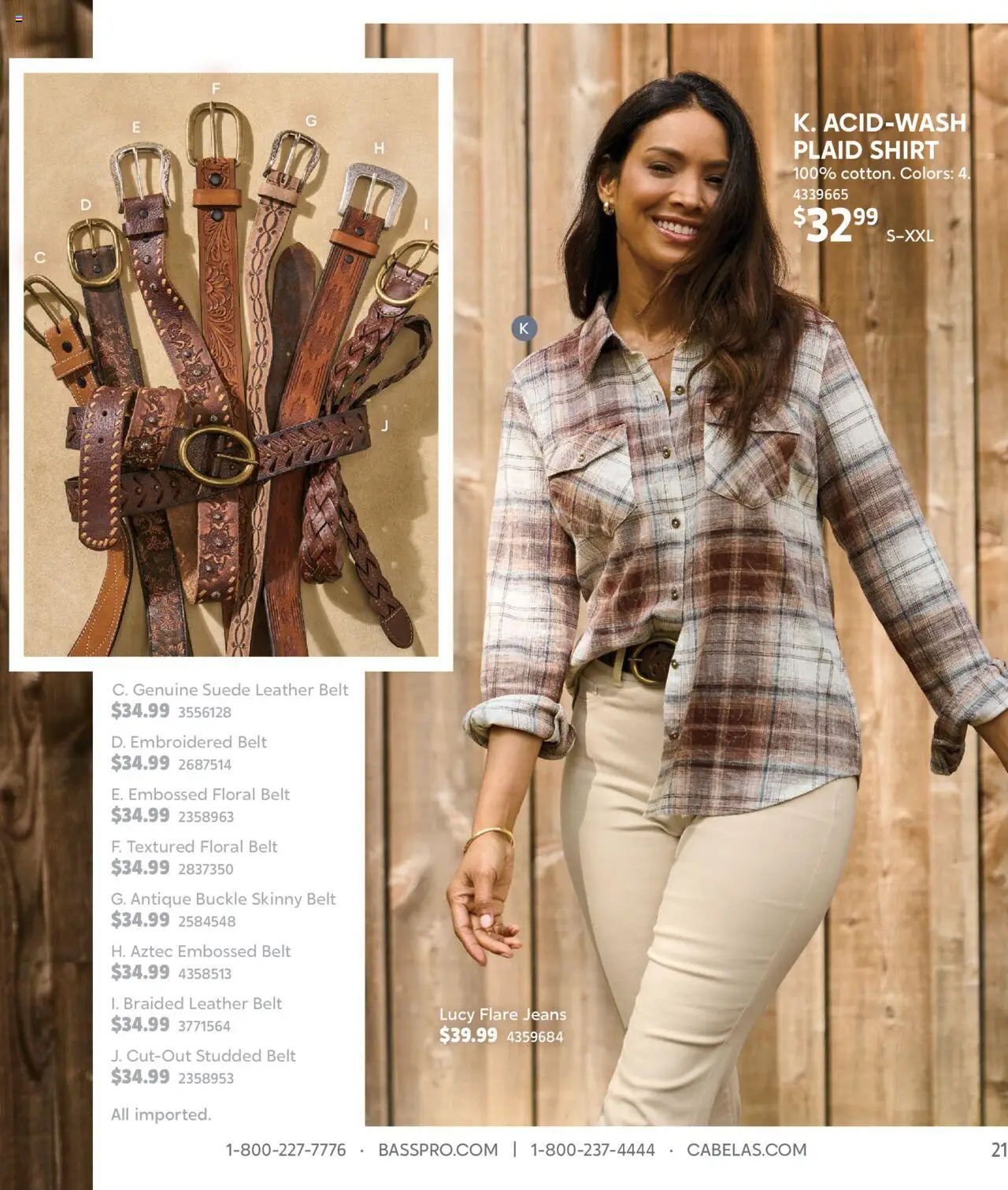 Cabela's Fall Clothing 25 - valid from 01.10.2025 | Page: 21 | Products: Shirt, Belt, Jeans