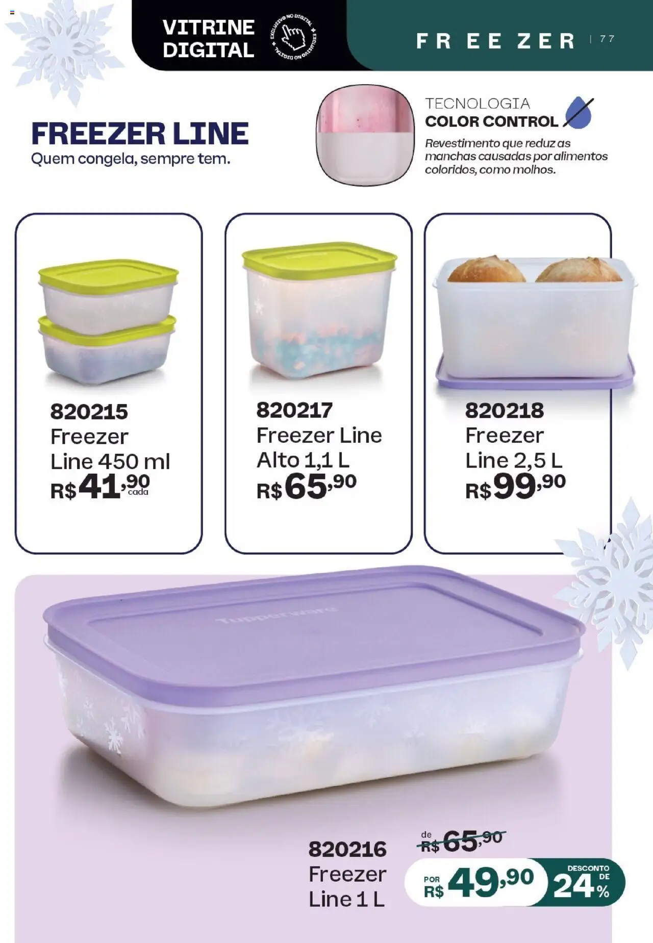 Tupperware Folheto - válido de 01.09.2025 | Página: 77 | Produtos: Freezer