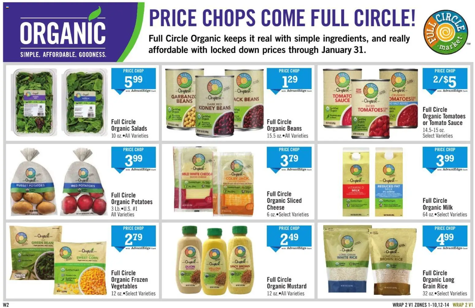 Price Chopper Weekly Ad - valid from 11.01.2026 | Page: 14 | Products: Corn, Milk, Cheese, Potatoes