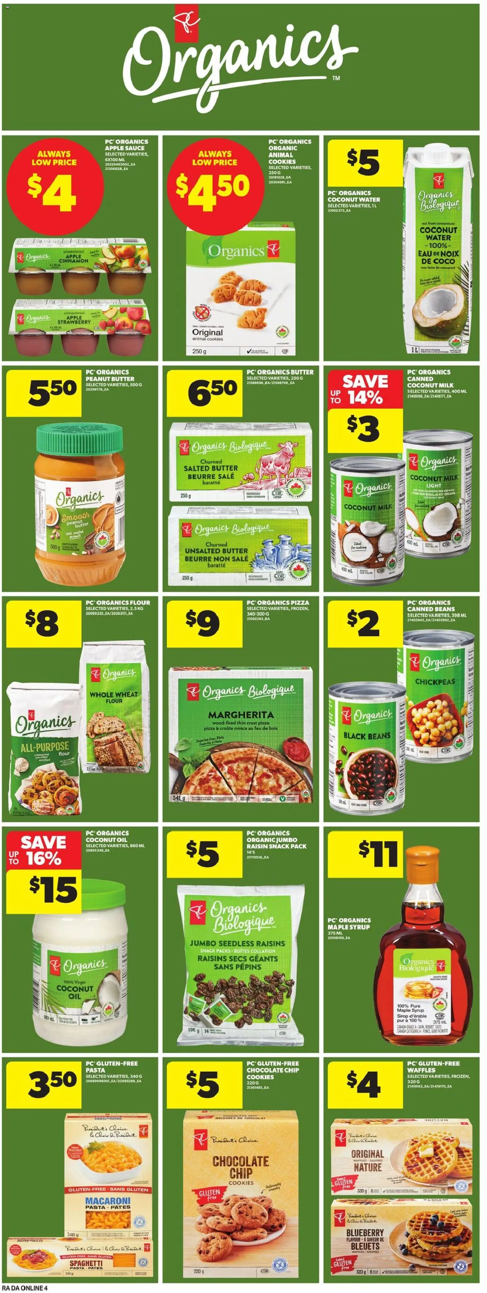 Atlantic Superstore flyer valid from 01.01.2026 | Page: 12 | Products: Cookies, Milk, Butter, Pizza