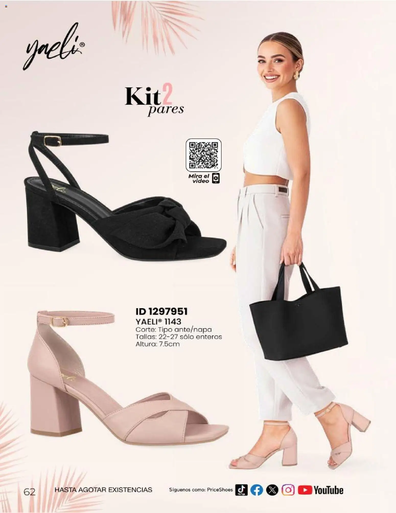 Nuevas ofertas de Price Shoes válidas en toda la República Mexicana desde el 23.04.2026. ¡Encuentra las mejores ofertas en Price Shoes catálogo Sandalias Fiesta & Vestir! | Página: 62 | Productos: Video