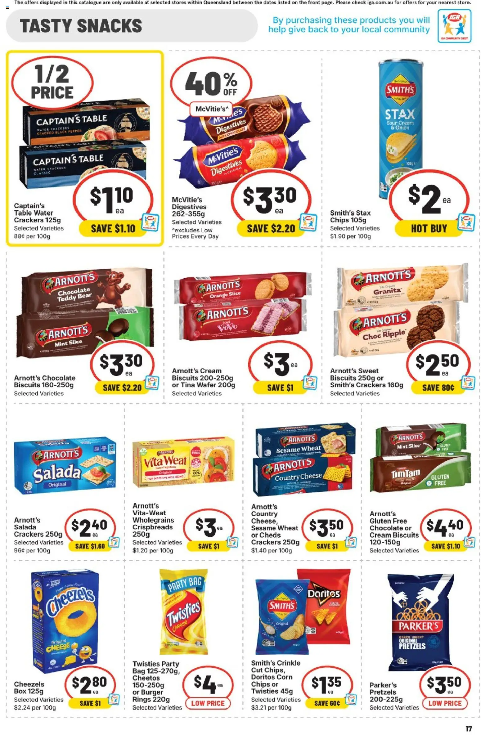 IGA catalogue - valid from 11.03.2026 | Page: 19 | Products: Table, Box, Chips, Water