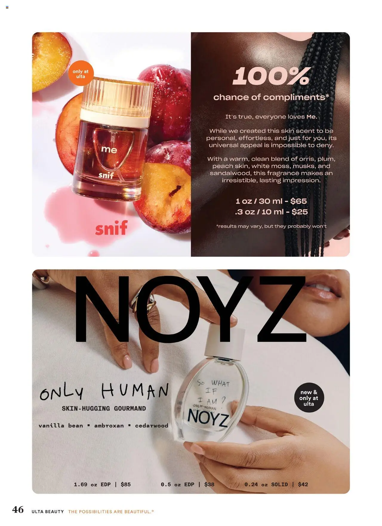 Ulta Beauty Weekly Ad - valid from 05.10.2025 | Page: 46 | Products: Fragrance, Peach, 2人掛けソファ