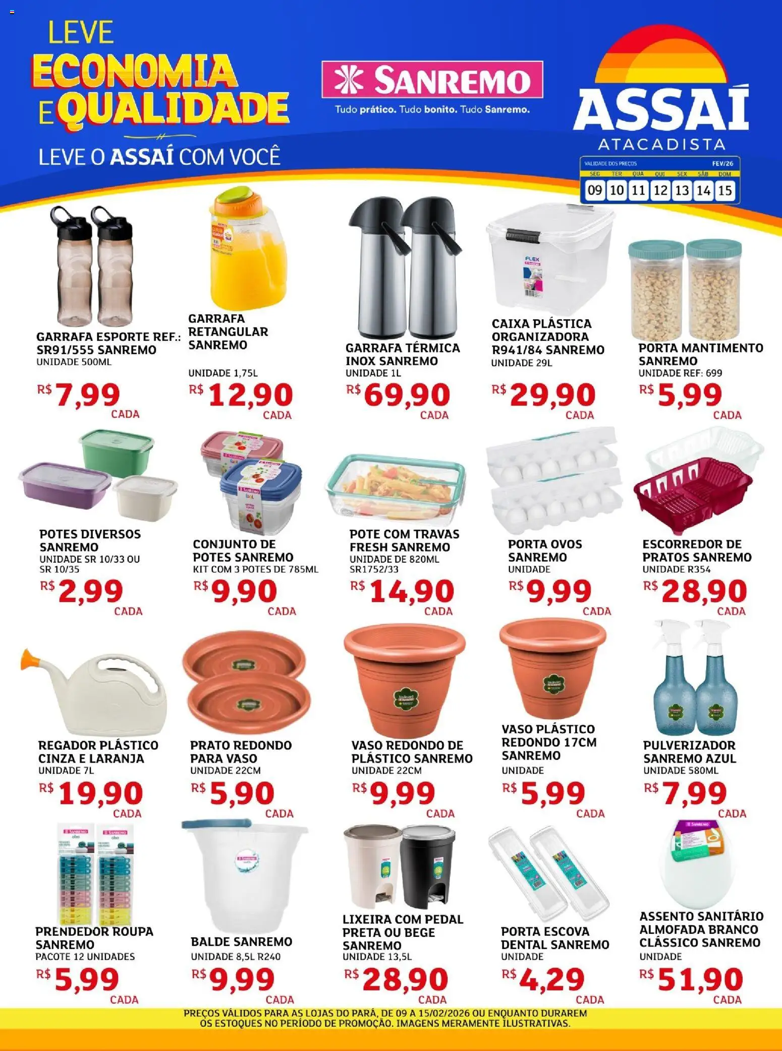 Assaí Atacadista Folheto - válido de 09.02.2026 | Página: 1