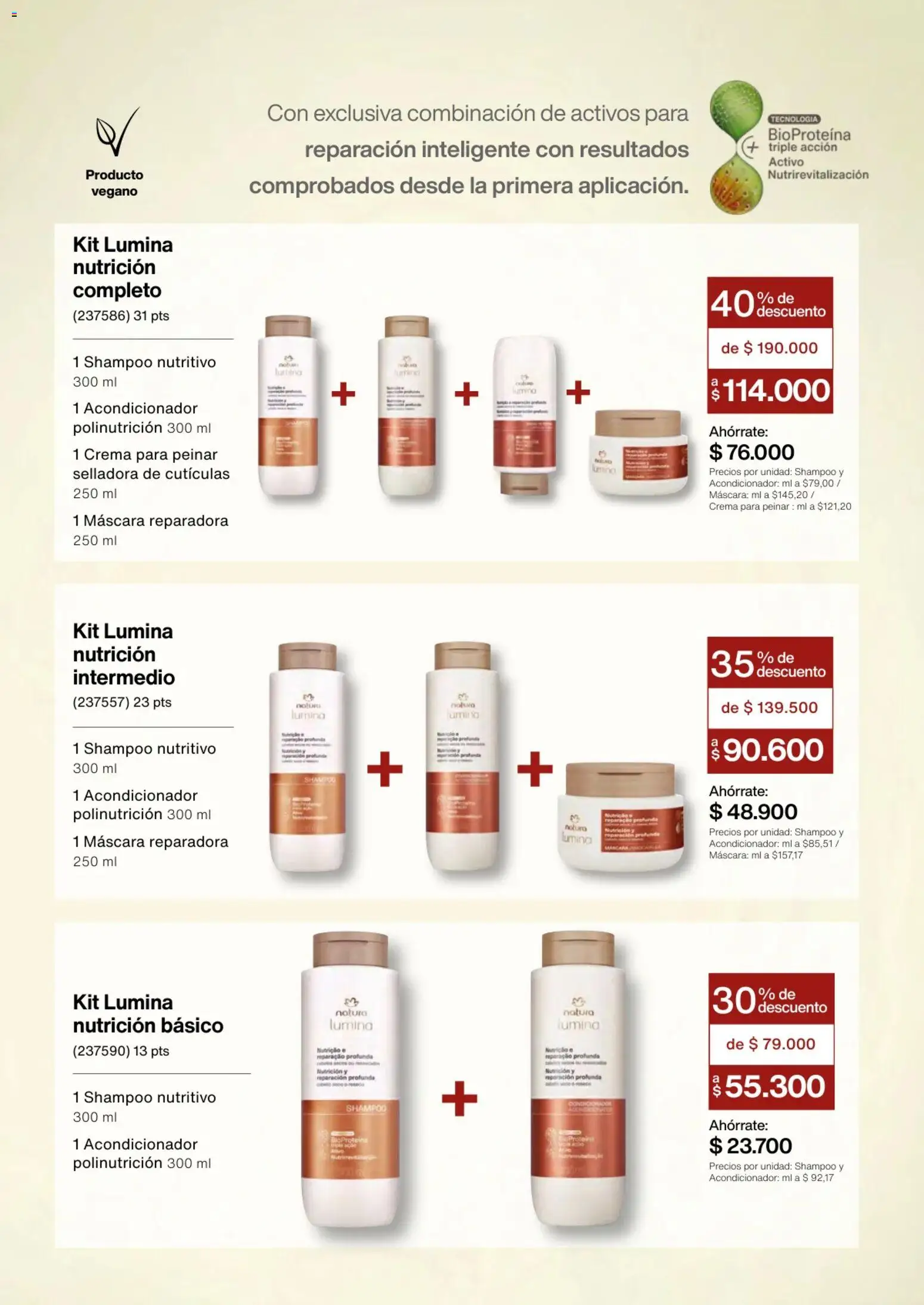 Natura revista - valida desde el 01.03.2026 | Página: 123 | Productos: Crema, Máscara, Acondicionador, Combinación