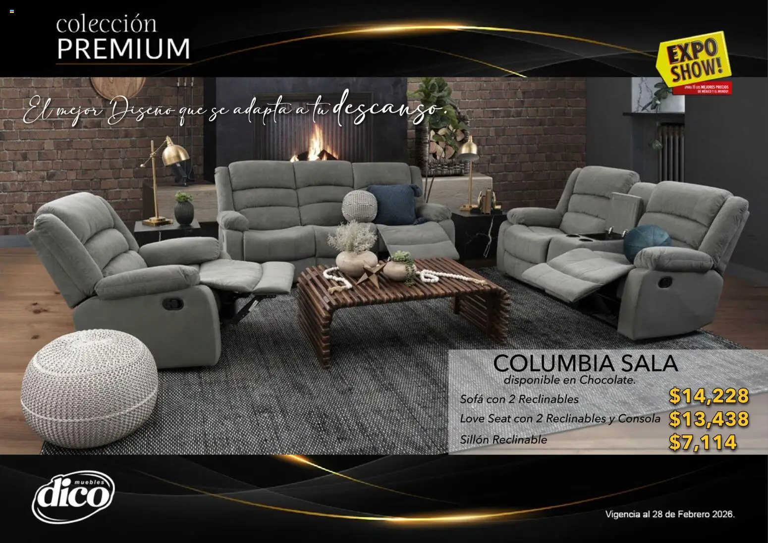 Nuevas ofertas de Muebles Dico válidas en toda la República Mexicana desde el 10.02.2026. ¡Encuentra las mejores ofertas en Muebles Dico catálogo Colección Premium! | Página: 51