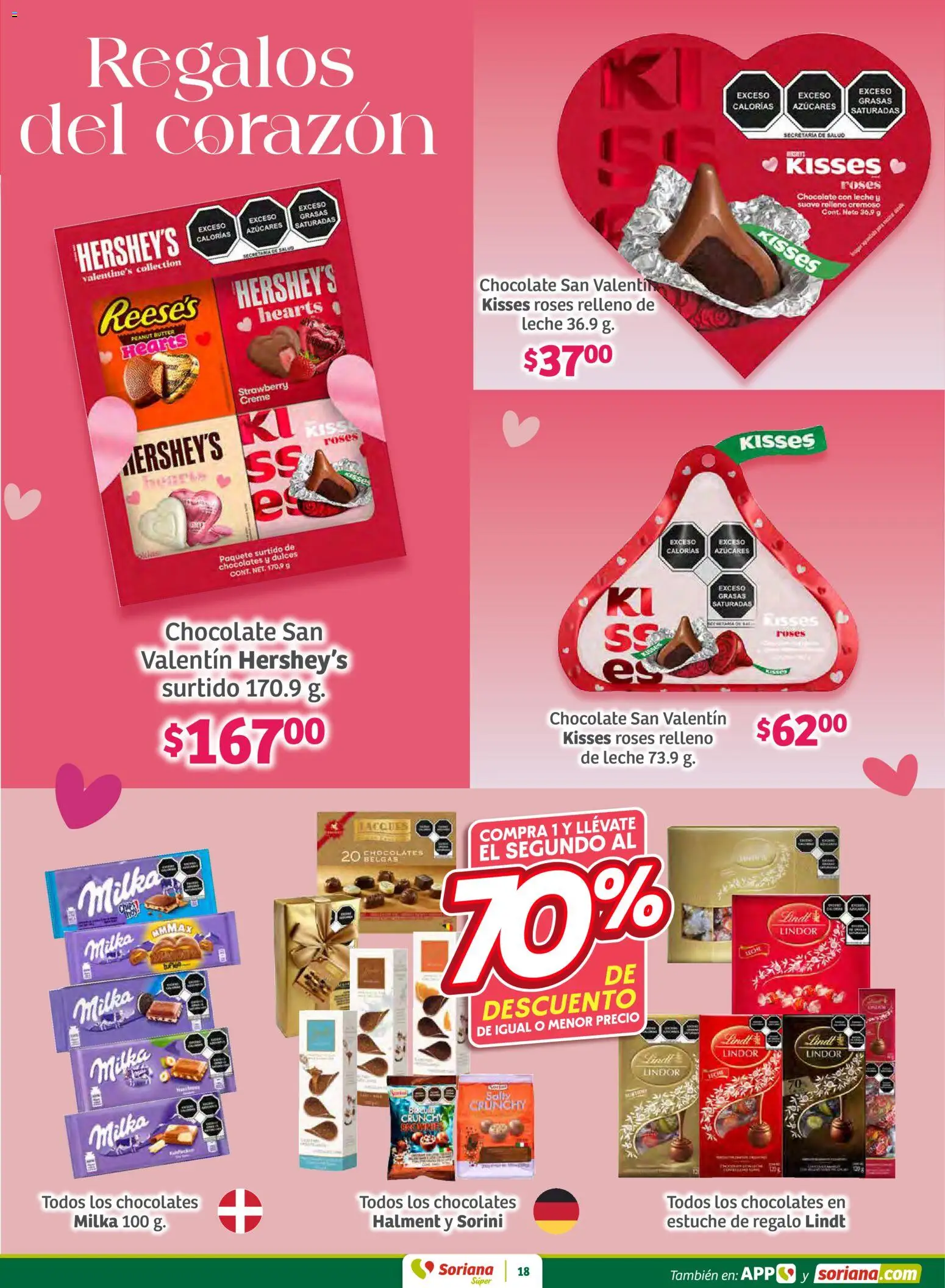 Nuevas ofertas de Soriana válidas en toda la República Mexicana desde el 30.01.2026. ¡Encuentra las mejores ofertas en Soriana - Preciazazaso Súper: Frontera Chia, Q. Roo! | Página: 18 | Productos: Leche, Estuche, Chocolate, Dulces