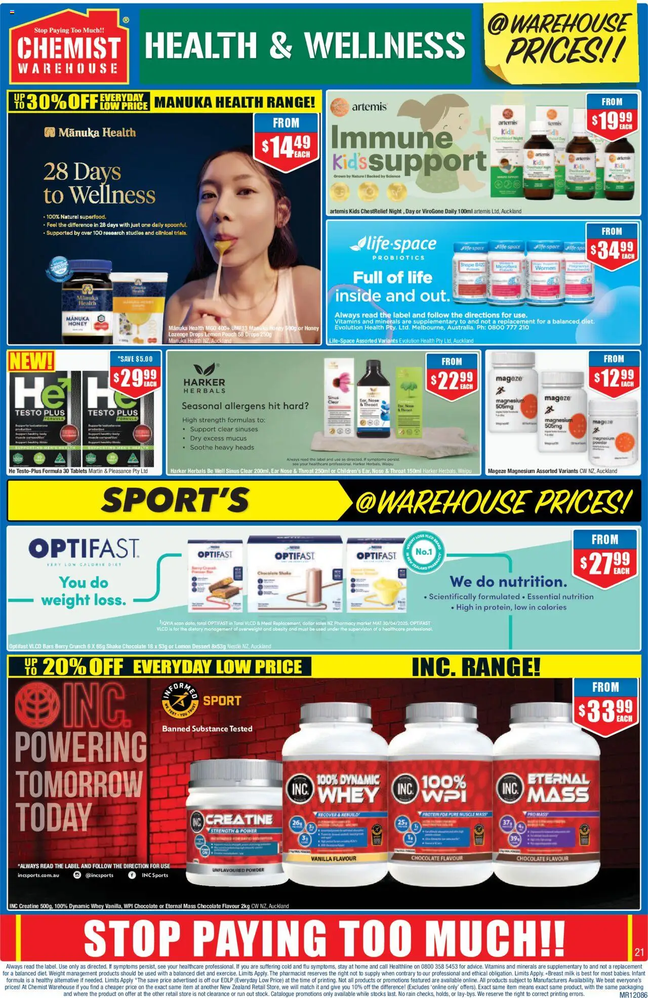 Chemist Warehouse catalogue from 14.08.2025 | Page: 21