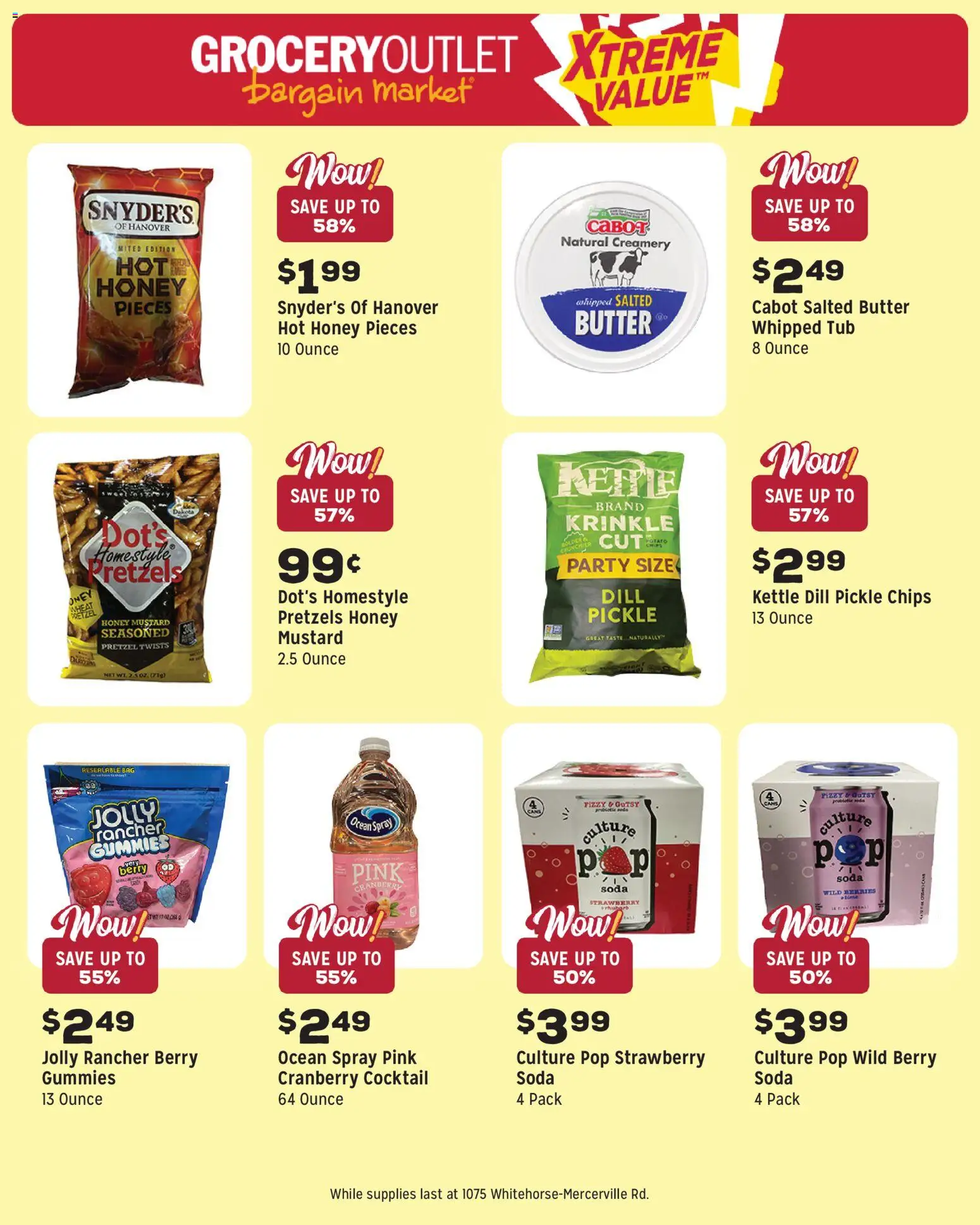 Grocery Outlet Weekly Ad - NJ - valid from 25.03.2026 | Page: 13 | Products: Butter, Chips, Bag, Kettle
