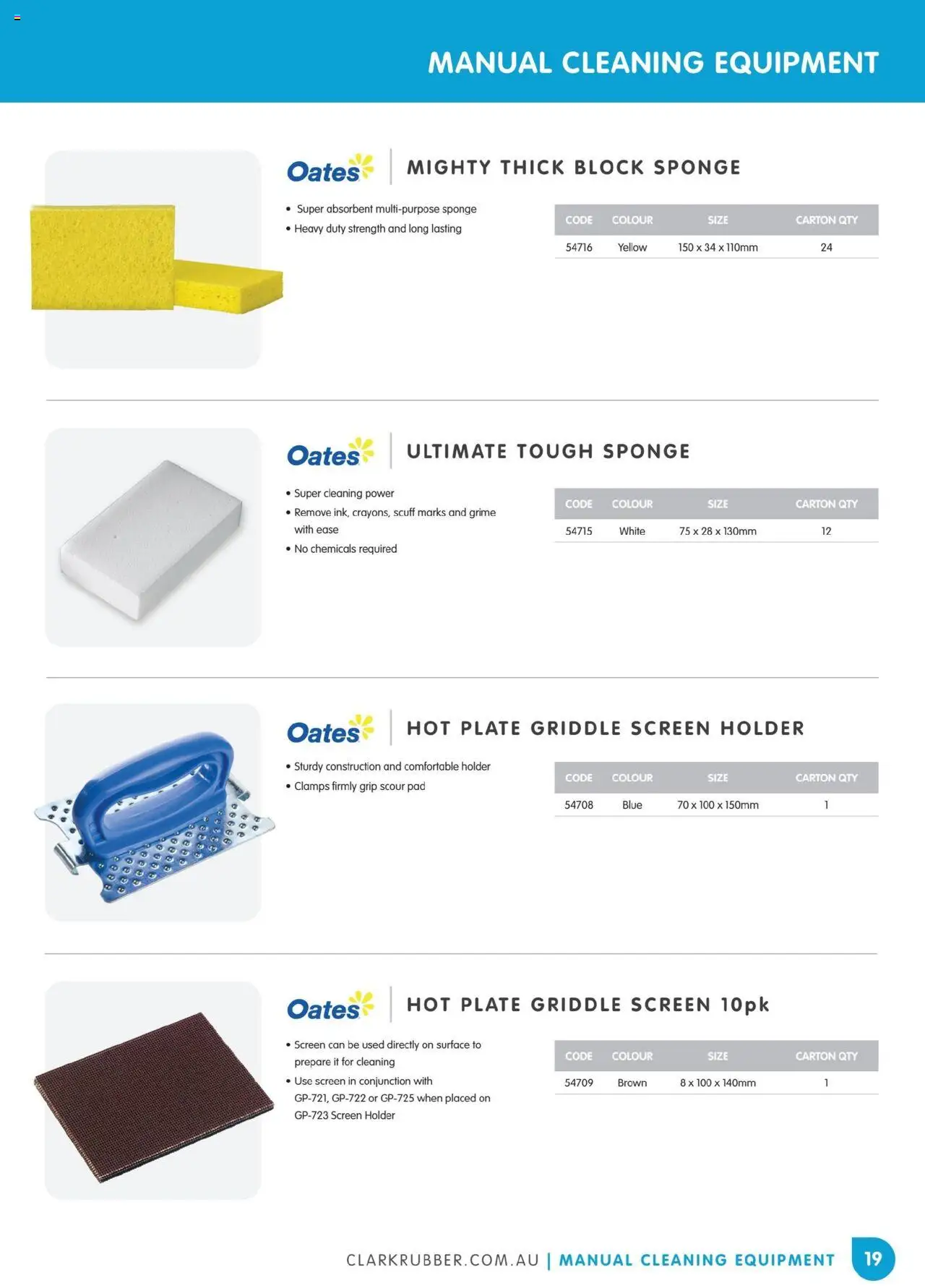 Clark Rubber catalogue - valid from 05.05.2025 | Page: 19 | Products: Sponge, Multipurpose, Screen