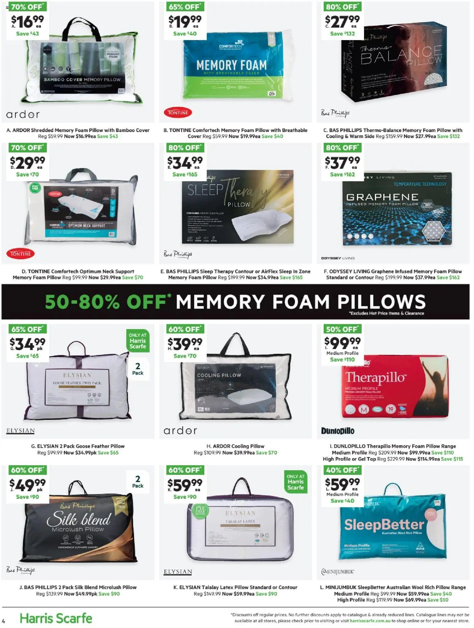 Harris Scarfe catalogue - valid from 20.11.2025 | Page: 4 | Products: Contour, Pillow