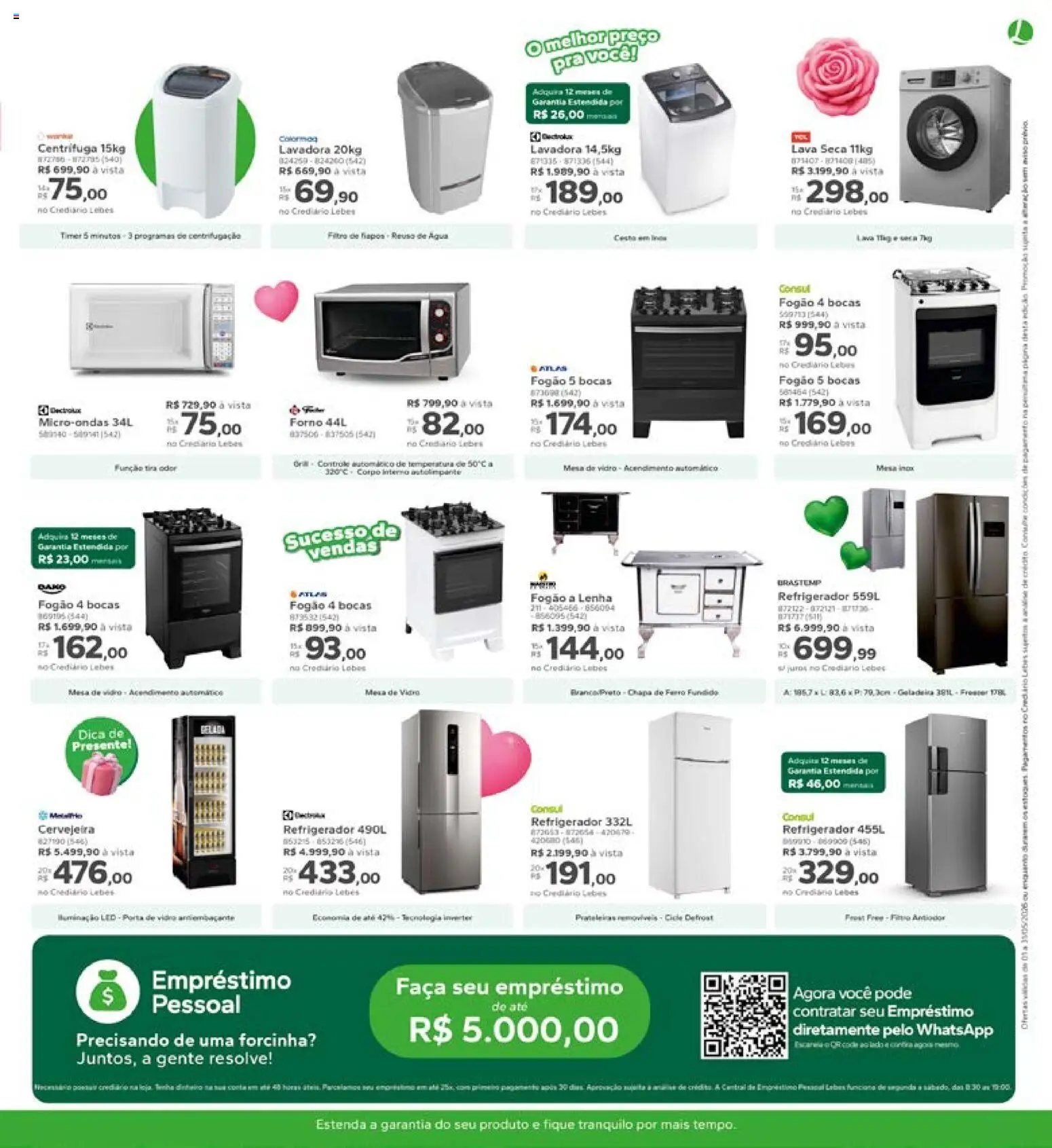 Lebes Folheto - válido de 01.05.2026 | Página: 9 | Produtos: Forno, Porta, Mesa, Cervejeira
