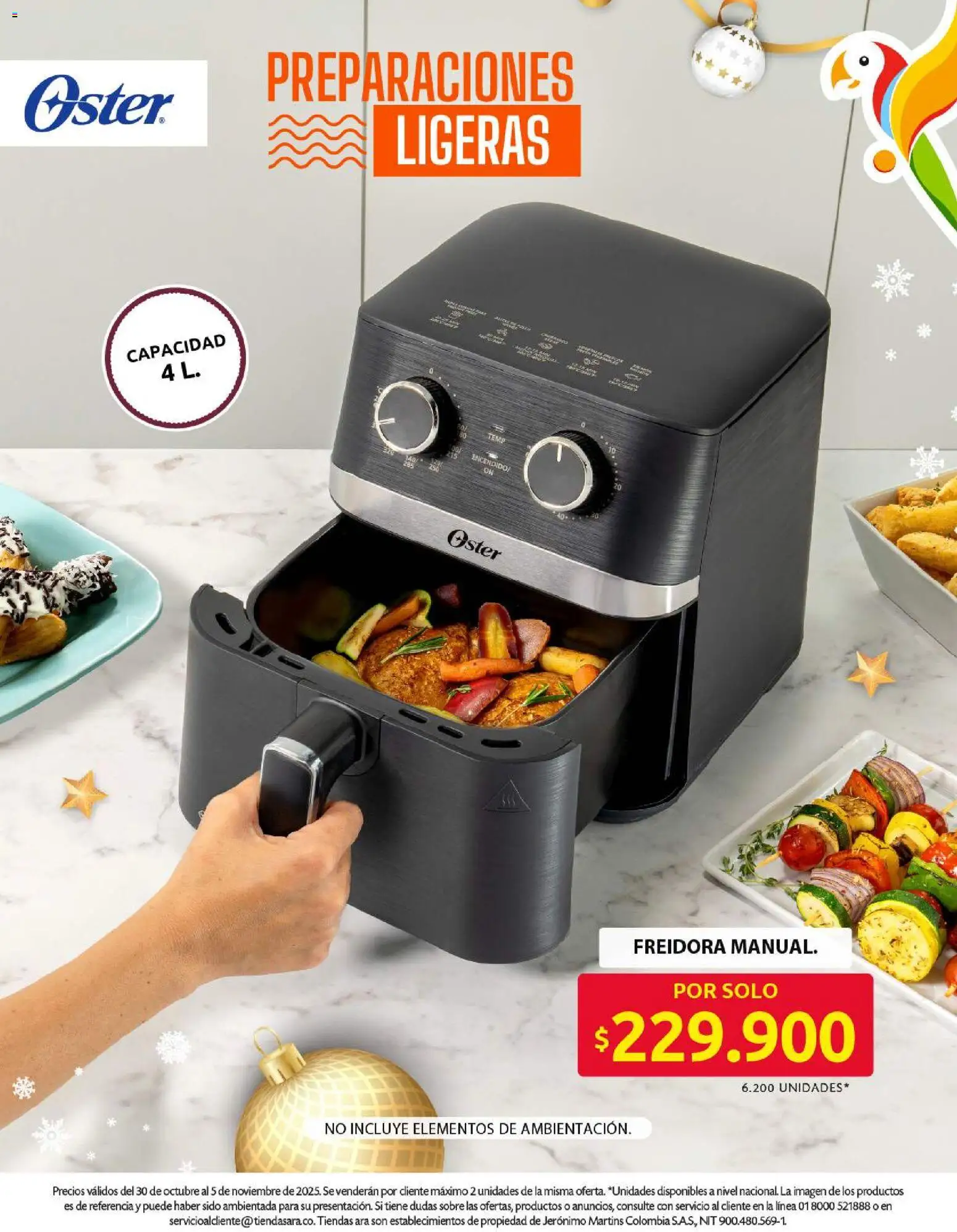 Ara revista - valida desde el 30.10.2025 | Página: 19 | Productos: Sobre, Freidora