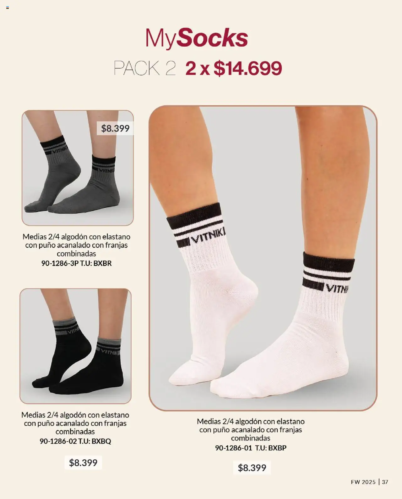 Vitnik catálogo Accesorios │ válido desde el 08.08.2025 | Página: 37 | Productos: Algodón, Medias