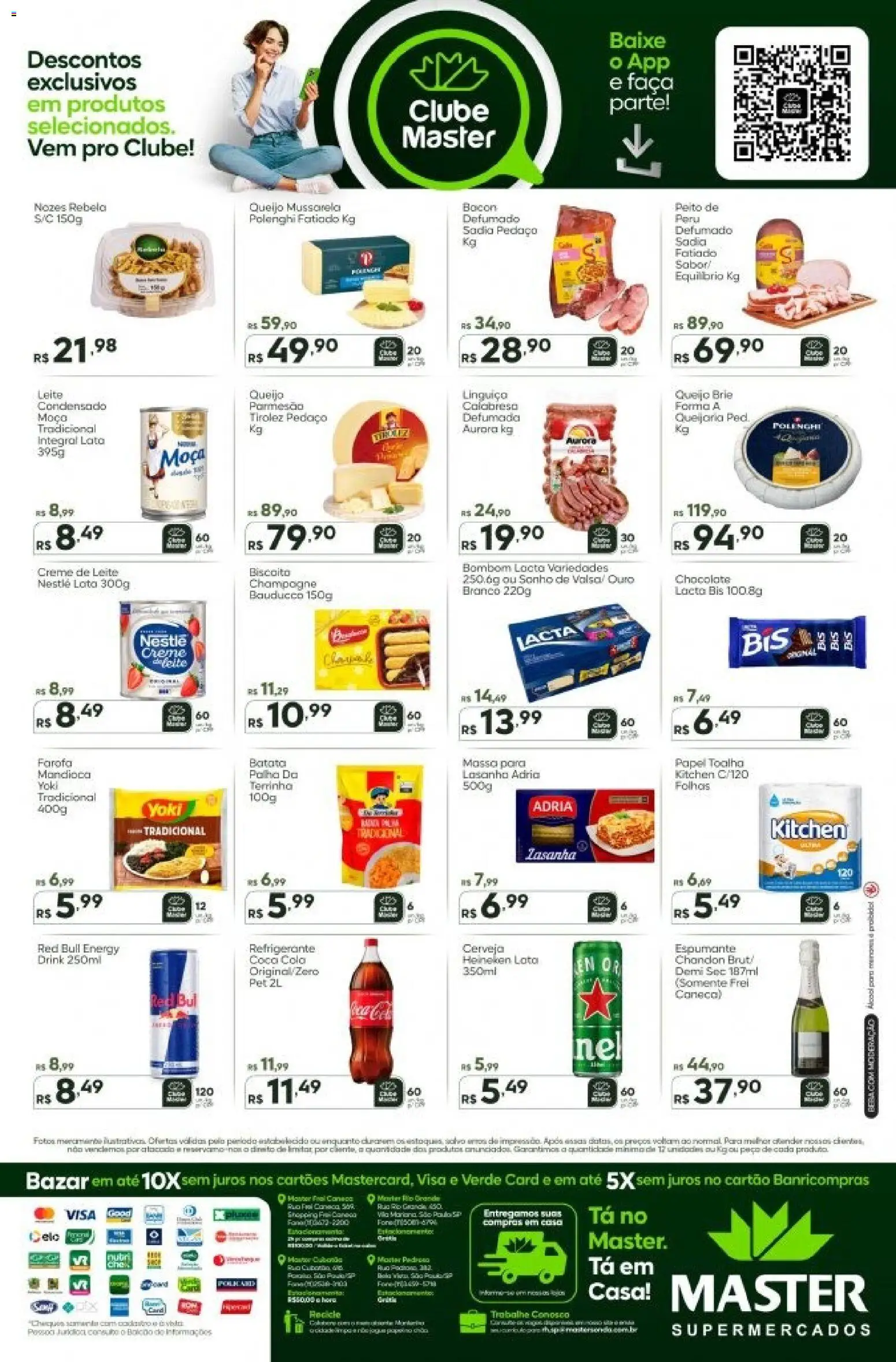 Master Folheto - válido de 22.12.2025 | Página: 2 | Produtos: Papel toalha, Cerveja, Parmesão, Massa