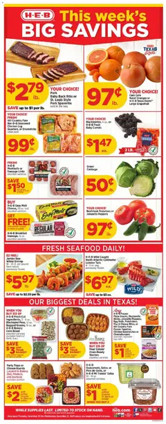 Preview of H-E-B weekly ads valid from 25.12.2025