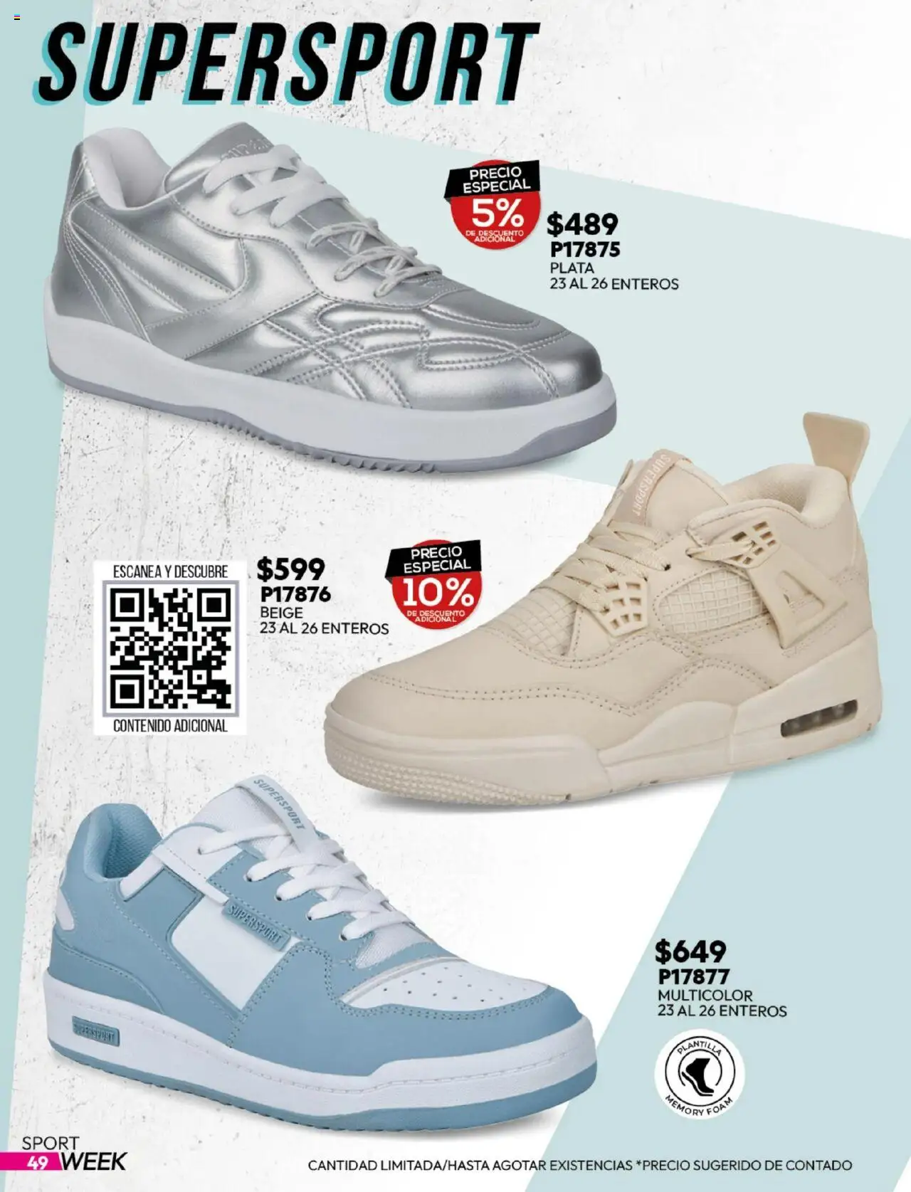 Nuevas ofertas de Cklass válidas en toda la República Mexicana desde el 25.08.2025. ¡Encuentra las mejores ofertas en Cklass - Catálogo Sportweek! | Página: 50