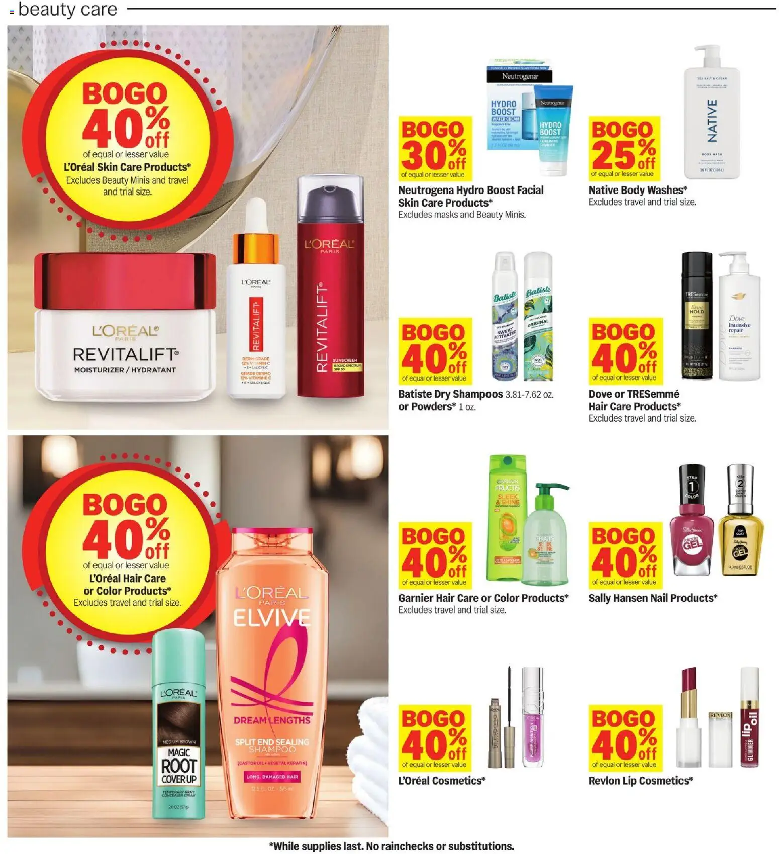 Meijer Weekly Ad - valid from 14.01.2026 | Page: 33 | Products: Nail, Sunscreen, Body Wash, Water