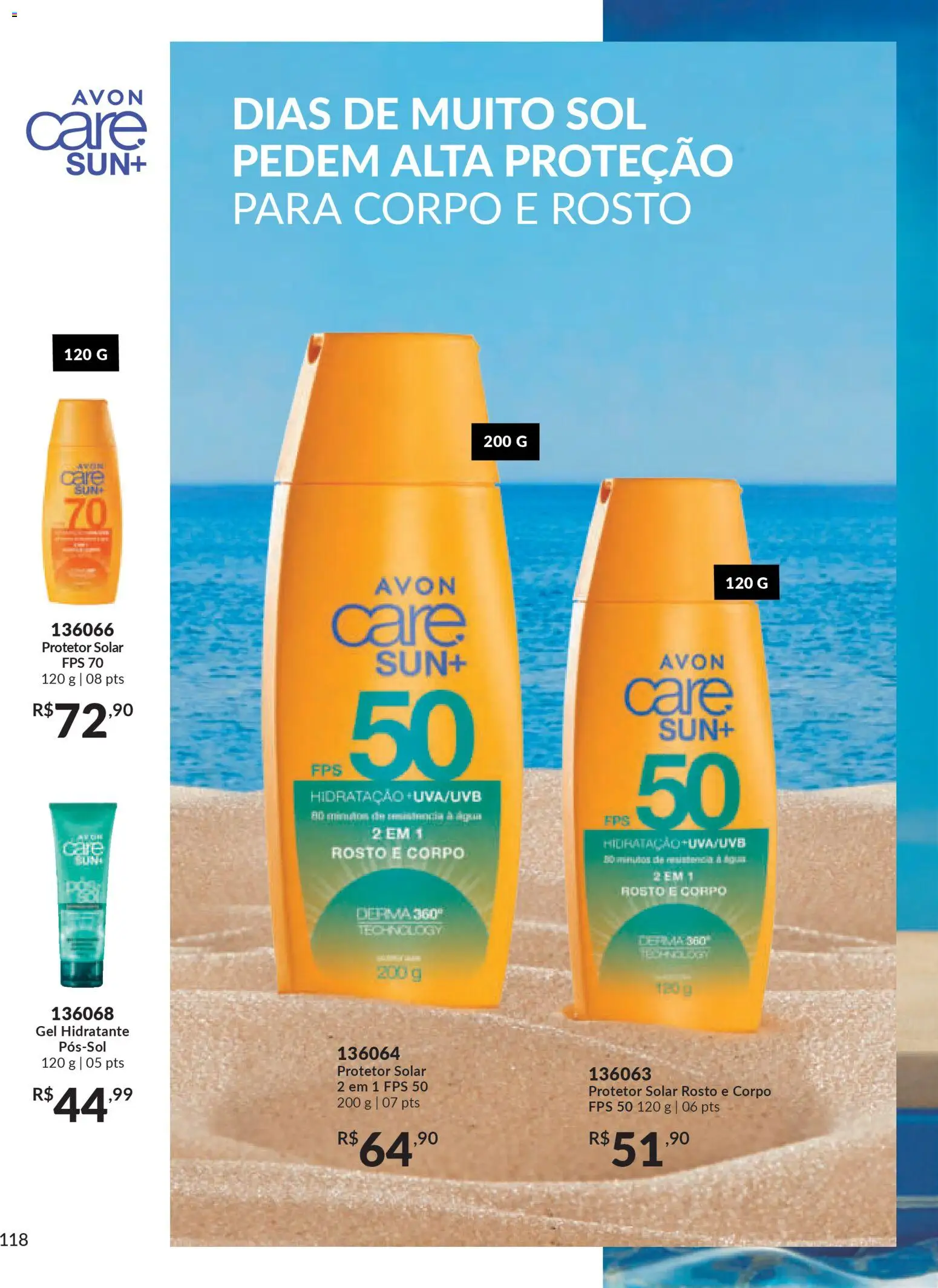 Avon Folheto - válido de 15.01.2026 | Página: 118 | Produtos: Protetor solar