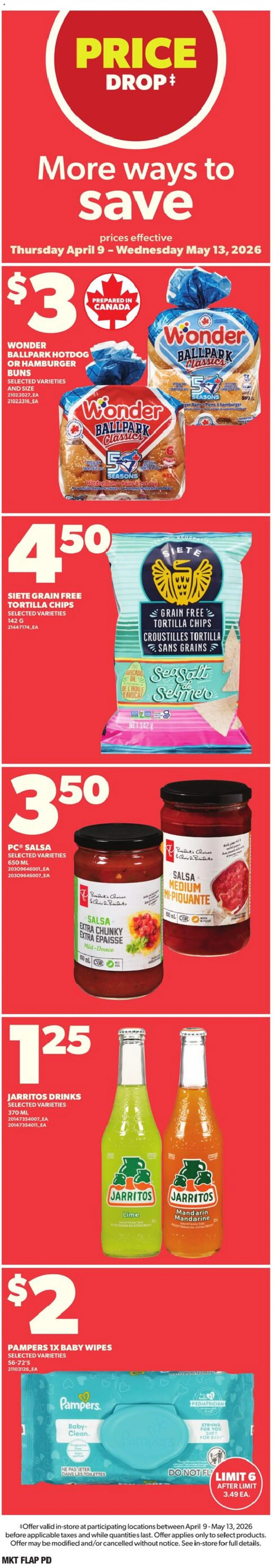 Loblaws flyer valid from 30.04.2026 | Page: 9 | Products: Chips