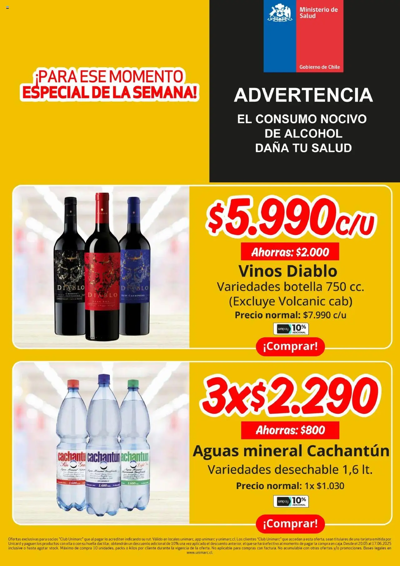 Unimarc ofertas  │ válido desde el 20.05.2025 | Página: 11 | Productos: Botella