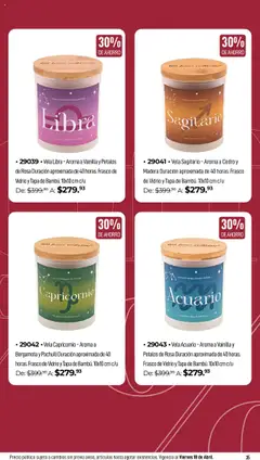 Vista previa de Home Interiors catálogo Magia de las Velas , nuevo folleto de la tienda, válido en México a partir del 31.03.2025 | Página: 35 | Productos: Frasco, Vela