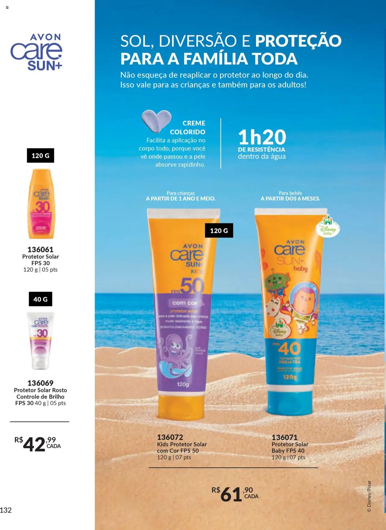 Avon Folheto - válido de 07.10.2025 | Página: 132 | Produtos: Protetor solar, Creme