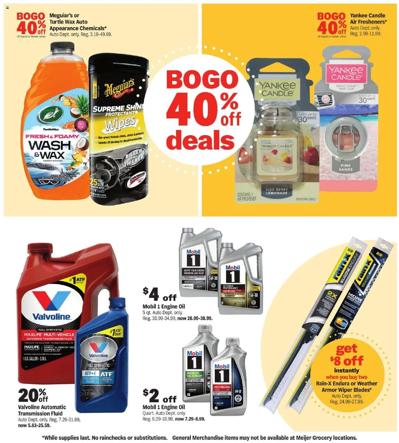 Meijer Back to Class for Less - valid from 10.08.2025 | Page: 13 | Products: Clip, Oil, Wiper