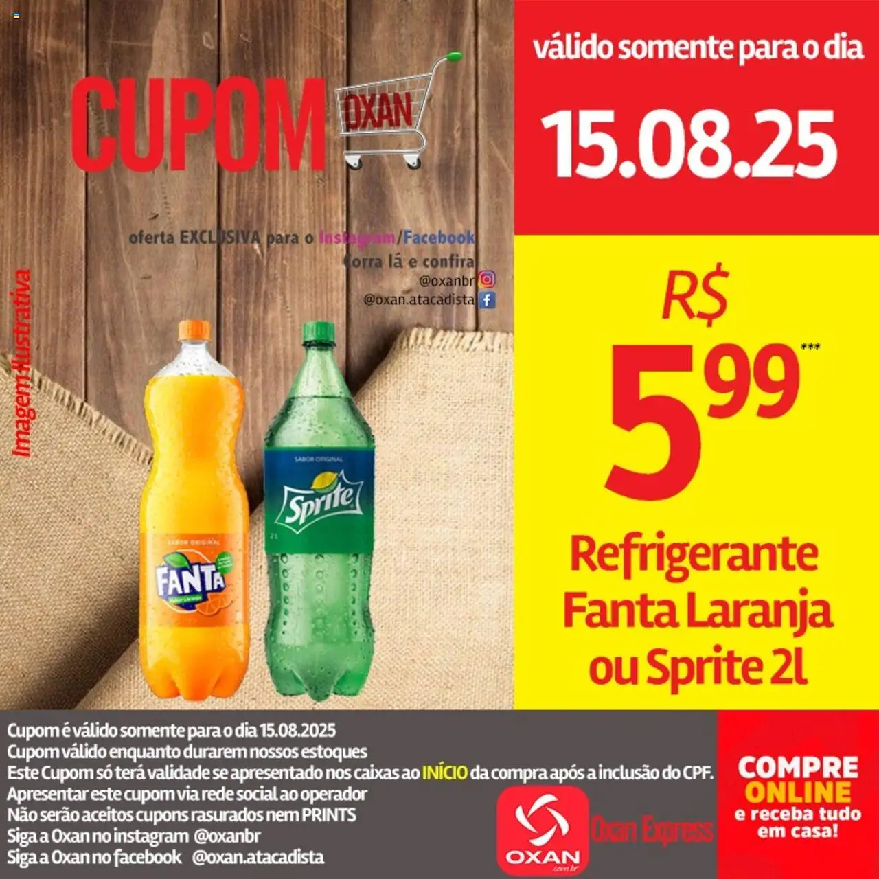 Oxan Atacadista Folheto - válido de 15.08.2025 | Página: 16 | Produtos: Fanta, Refrigerante