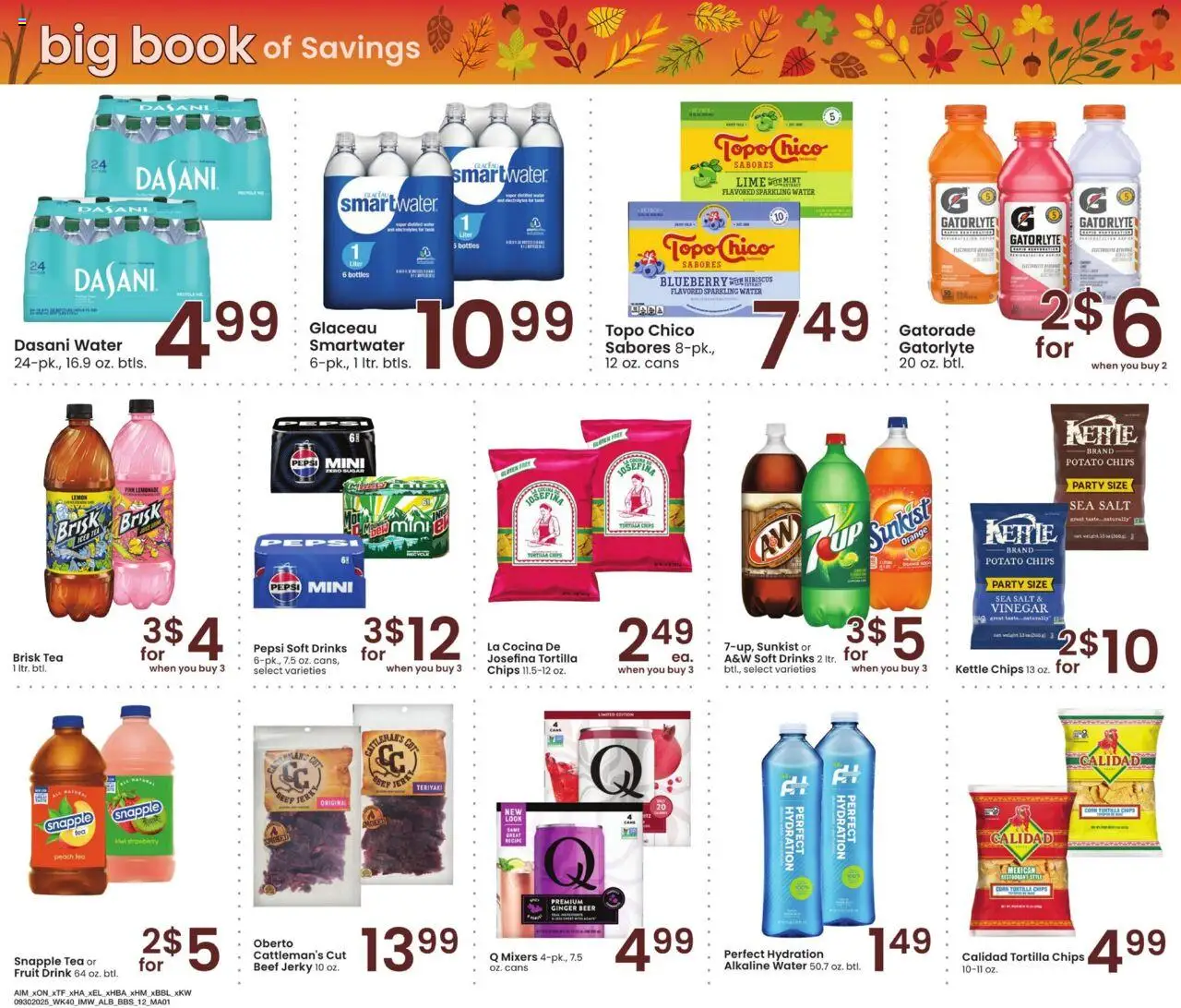 Albertsons Big Book of Savings - valid from 30.09.2025 | Page: 12 | Products: Vinegar, Corn, Beer, Kettle