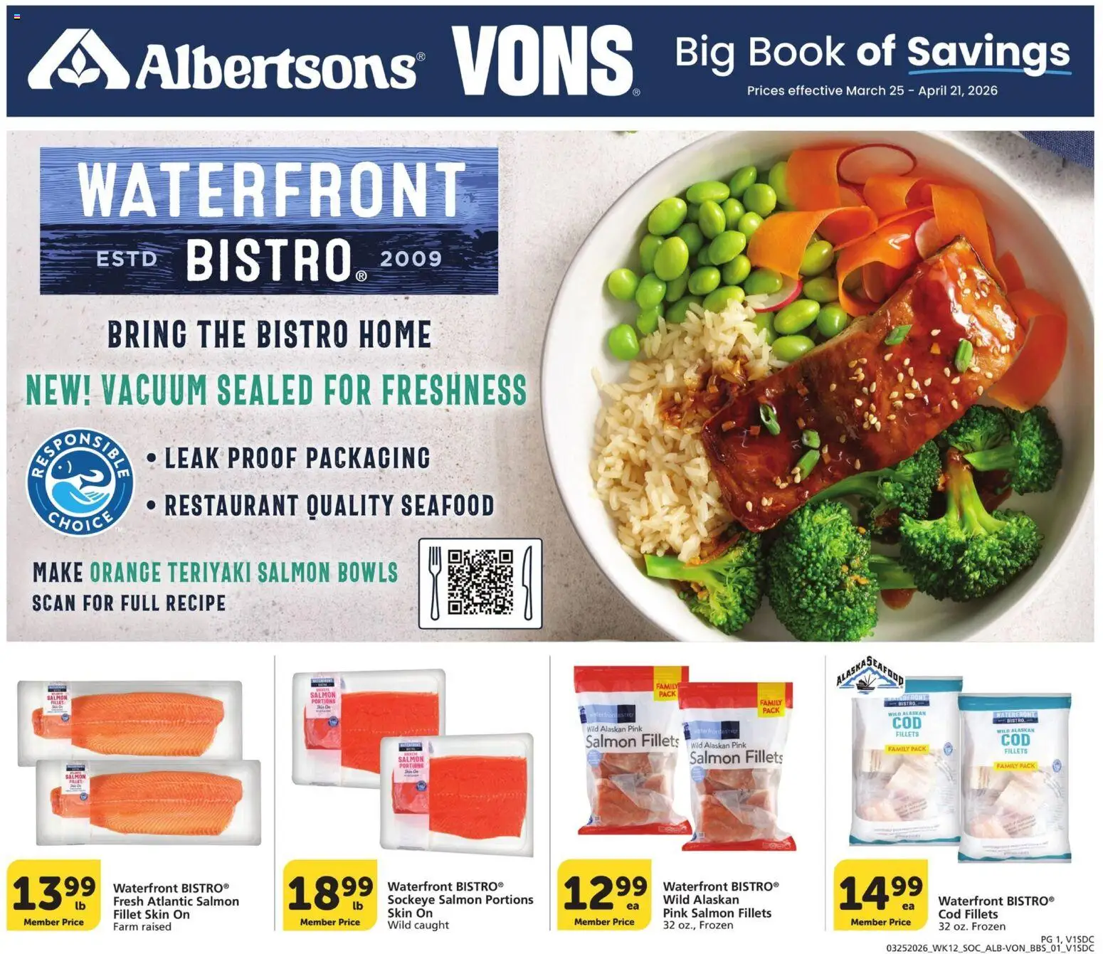 Vons Big Book of Savings - valid from 25.03.2026 | Page: 1 | Products: Vacuum, Seafood