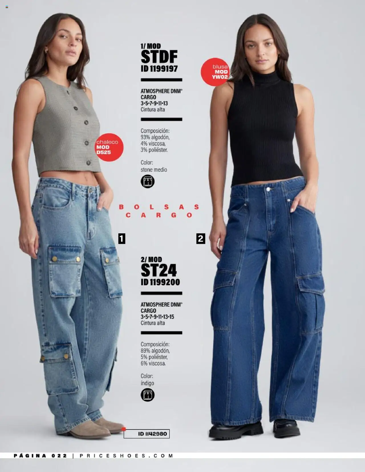 Nuevas ofertas de Price Shoes válidas en toda la República Mexicana desde el 05.08.2025. ¡Encuentra las mejores ofertas en Price Shoes - Catálogo Jeans ! | Página: 22 | Productos: Blusa, Chaleco