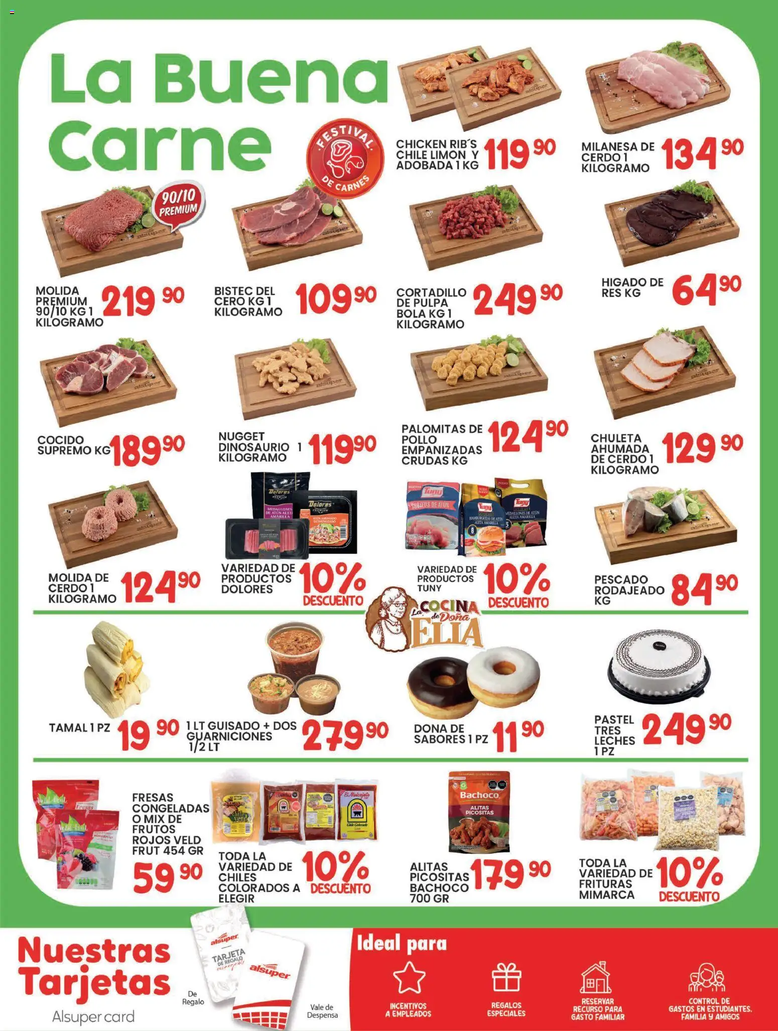 Nuevas ofertas de Alsuper válidas en toda la República Mexicana desde el 27.01.2026. ¡Encuentra las mejores ofertas en Alsuper folleto Saltillo! | Página: 6 | Productos: Pollo, Milanesa, Atún, Despensa