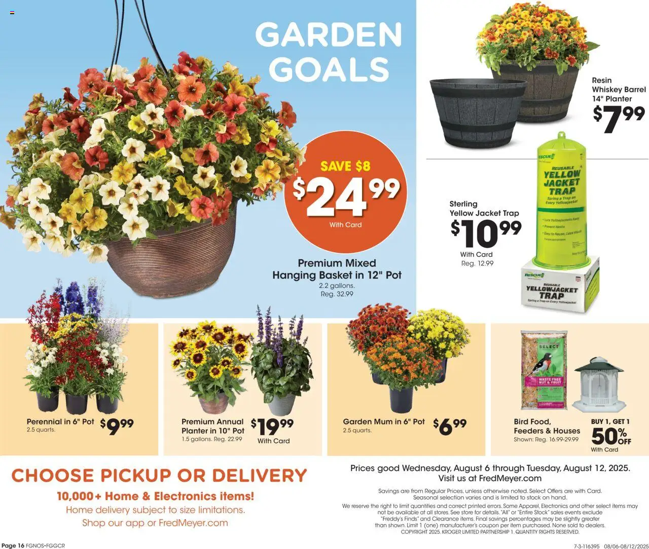 Fred Meyer - Home & Apparel - valid from 06.08.2025 | Page: 20 | Products: Basket, Lure, Jacket, Whiskey