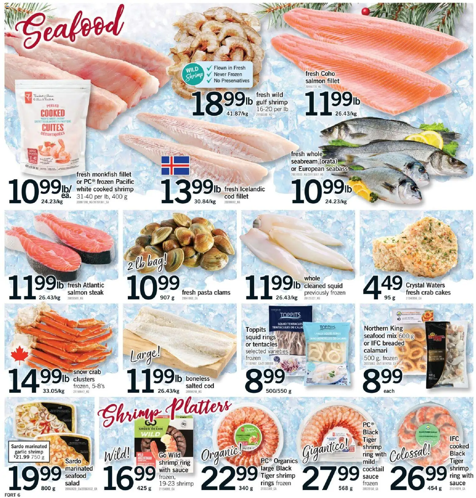 Fortinos flyer valid from 11.12.2025 | Page: 7 | Products: Pasta, Salad, Bag