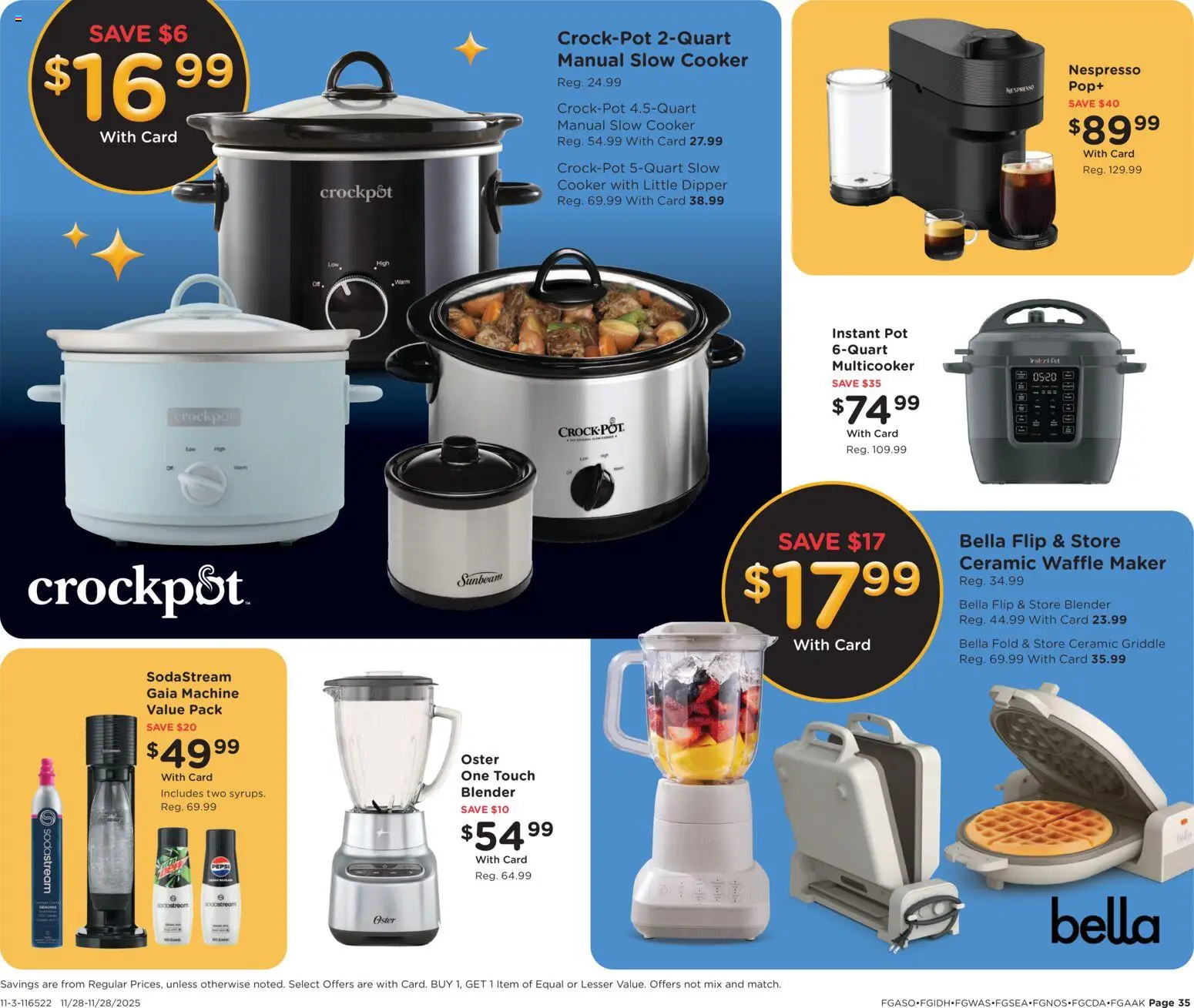 Fred Meyer Black Friday  - valid from 28.11.2025 | Page: 36 | Products: Cooker, Griddle, Blender, Waffle Maker