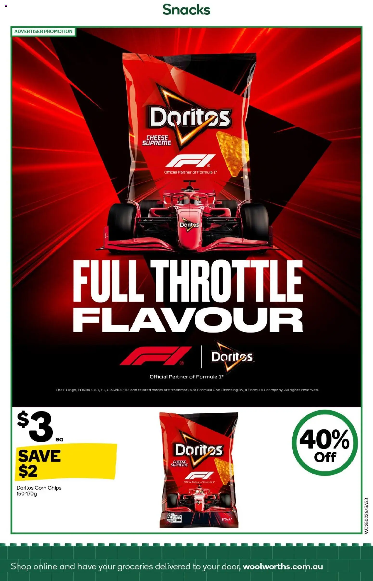 Woolworths catalogue - valid from 25.02.2026 | Page: 33 | Products: Cheese, Chips
