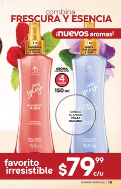 Nuevas ofertas de Fuller válidas en toda la República Mexicana desde el 23.07.2025. ¡Encuentra las mejores ofertas en Fuller campaña 8 2025! | Página: 21 | Productos: Radiante, Body, Perfume, Fragancia