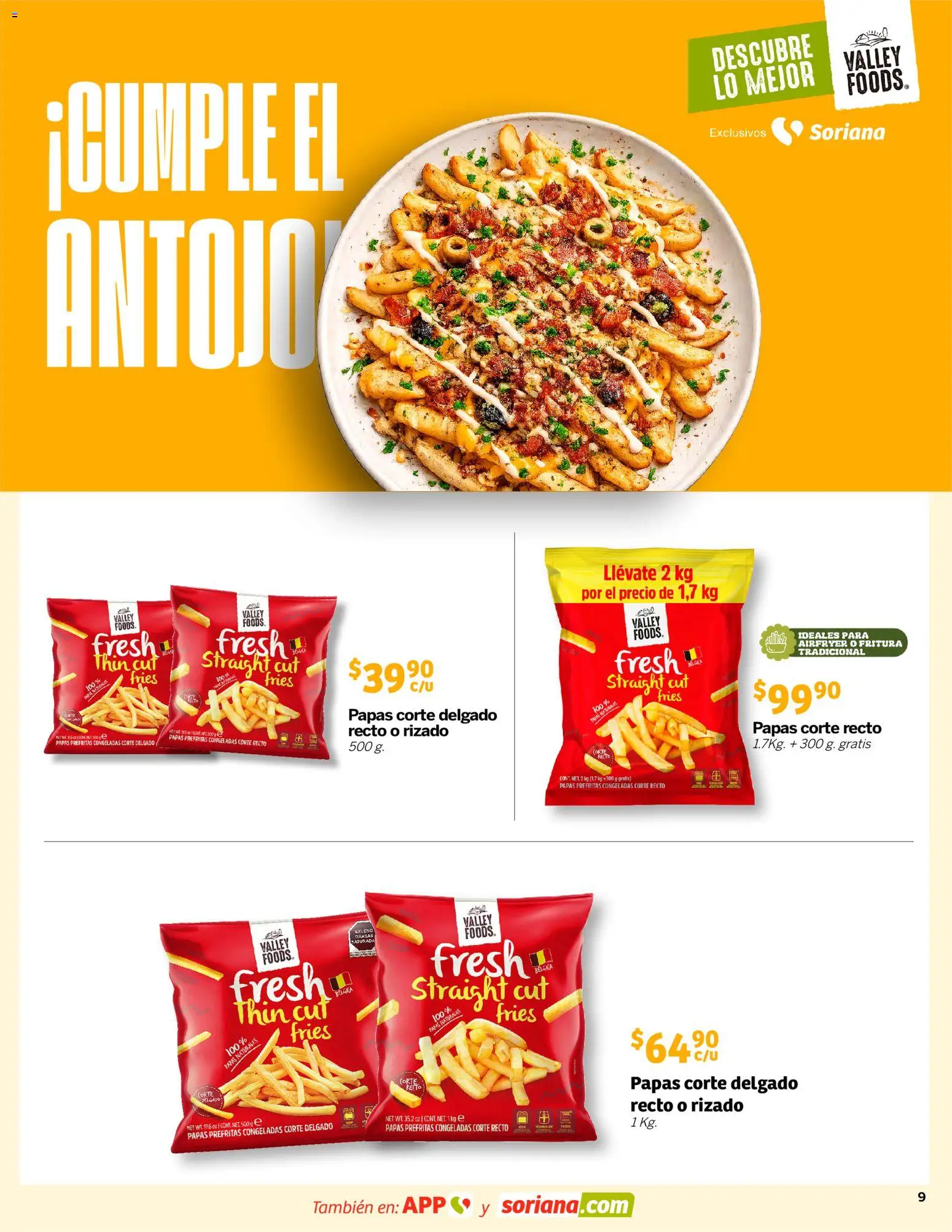 Nuevas ofertas de Soriana válidas en toda la República Mexicana desde el 26.03.2026. ¡Encuentra las mejores ofertas en Soriana Descubre lo mejor Híper Nacional! | Página: 9