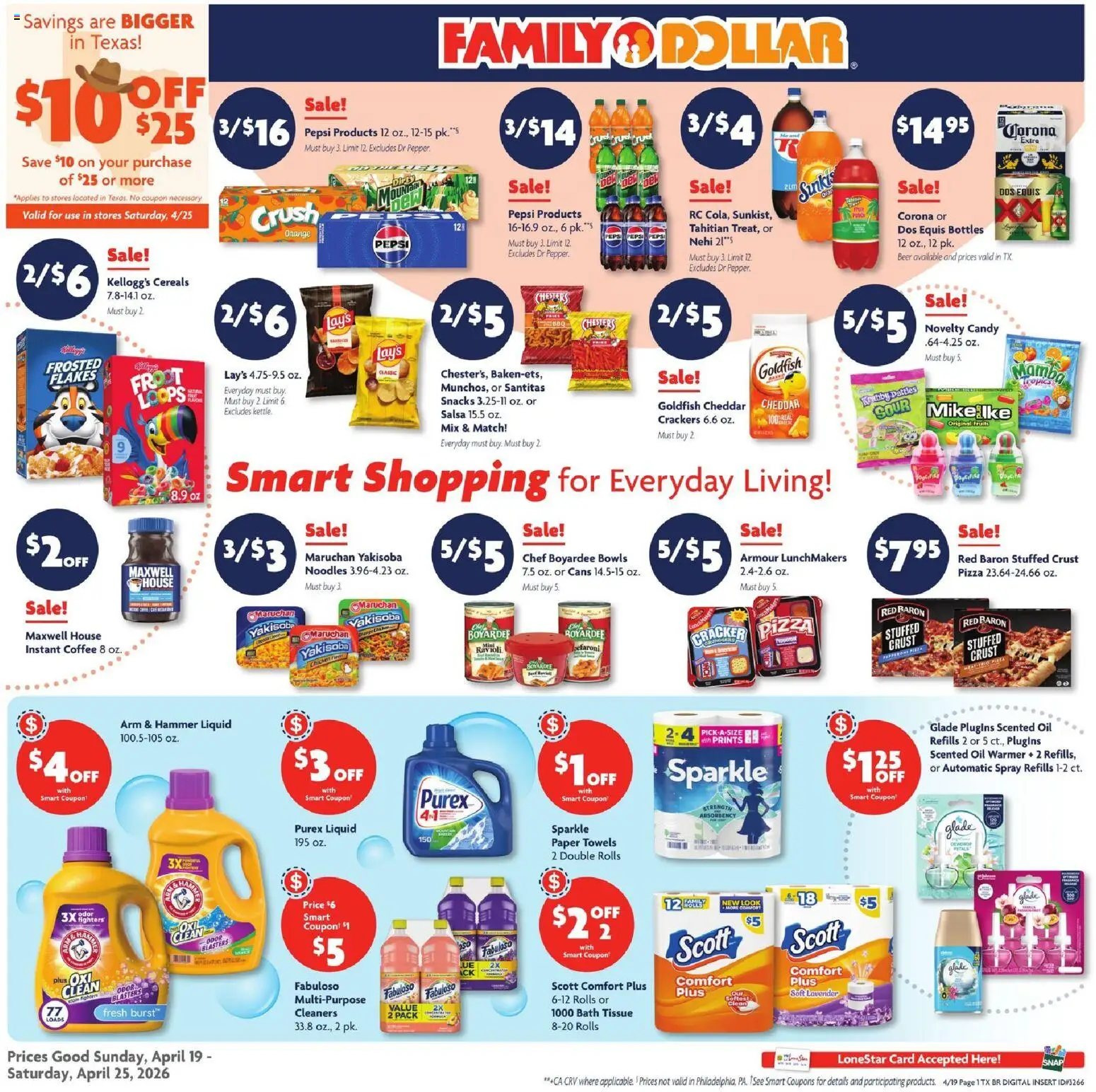 Family Dollar Weekly Ad - valid from 19.04.2026 | Page: 1