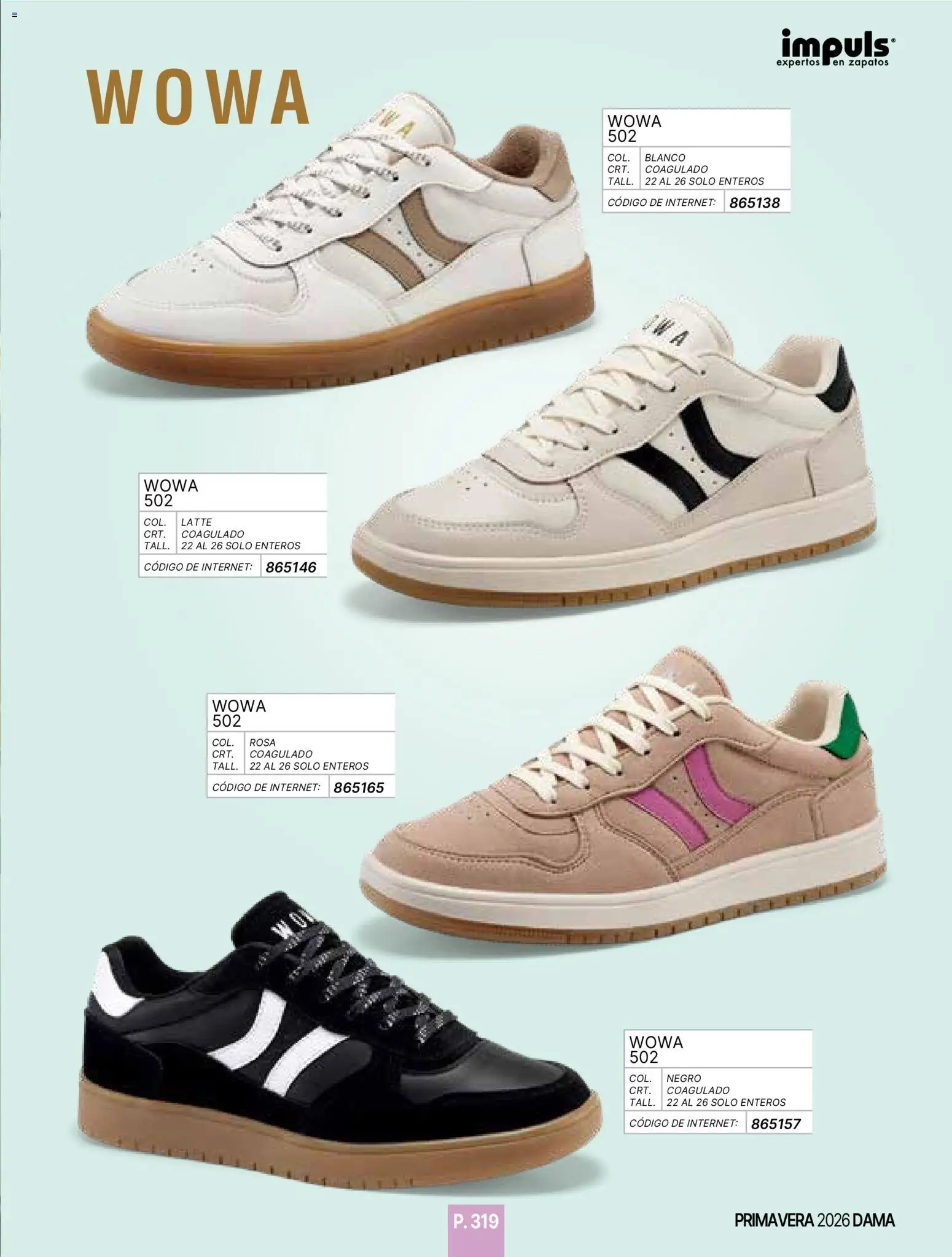 Nuevas ofertas de Impuls válidas en toda la República Mexicana desde el 01.01.2026. ¡Encuentra las mejores ofertas en Impuls catálogo Primavera! | Página: 321 | Productos: Zapatos